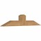 Ekena Millwork Portland Smooth Timber Gable Bracket, Western Red Cedar, 36"W x 7"H x 3 1/2"D x 3 1/2"F, 5/12 Pitch GBW036X07X0404POR00SWR - alternate 5
